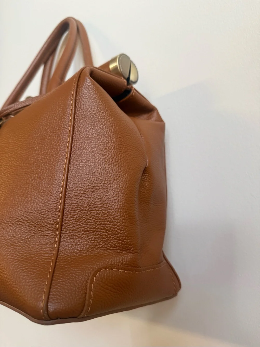 Genuine Leather Handbag - Made in Italy